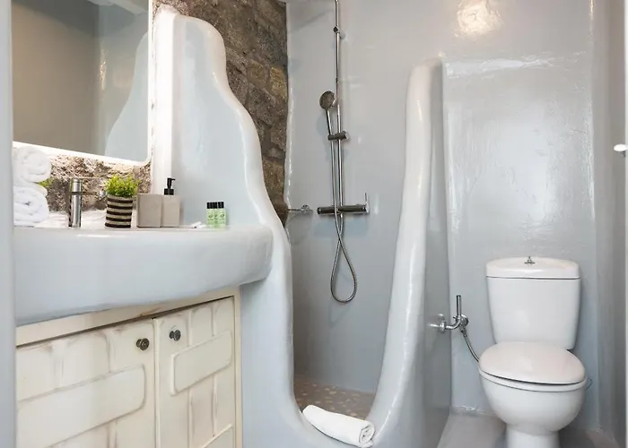 Вилла Schatz Mykonos- Private Pool & Sea Views Mykonos Town