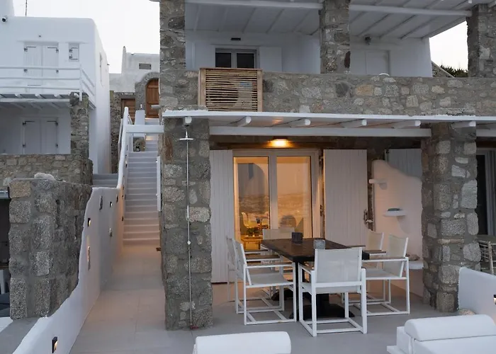 Вилла Schatz Mykonos- Private Pool & Sea Views Mykonos Town