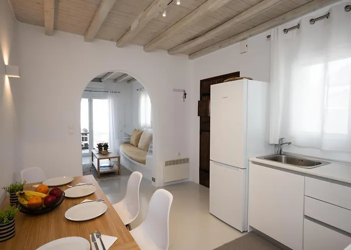 Schatz Private Pool -sea Views Villa Mykonos Town