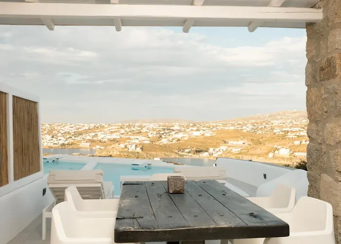Villa Schatz - Private Pool-Sea & City View Mykonos Town